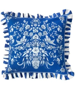 Joe Browns Floral Vivid Vase Reversible Cushion- Floral Décor|Cushions & Throws