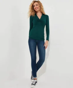 Joe Browns Forest Twist Front Top-Women Tops, Tunics & Blouses