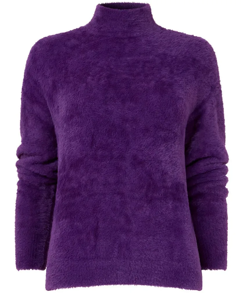 Joe Browns Fun And Fluffy High Neck Jumper-Women Knitwear & Cardigans