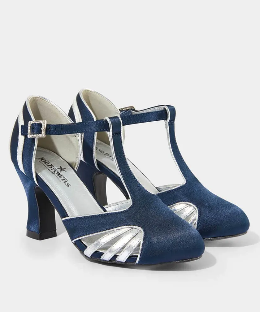 Joe Browns Gatsby Shimmer T Bar Shoes-Women Matching Shoes & Bags|Heels