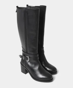 Joe Browns Gigi Premium Leather Rider Boots-Women Heels|Boots