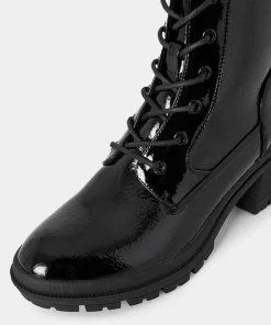 Joe Browns Go Getter Patent Boots-Women Matching Shoes & Bags|Ankle Boots