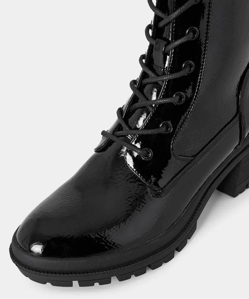 Joe Browns Go Getter Patent Boots-Women Matching Shoes & Bags|Ankle Boots