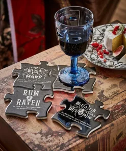 Joe Browns Gothic Cocktails Jigsaw Coaster Set- Kitchenware & Dining