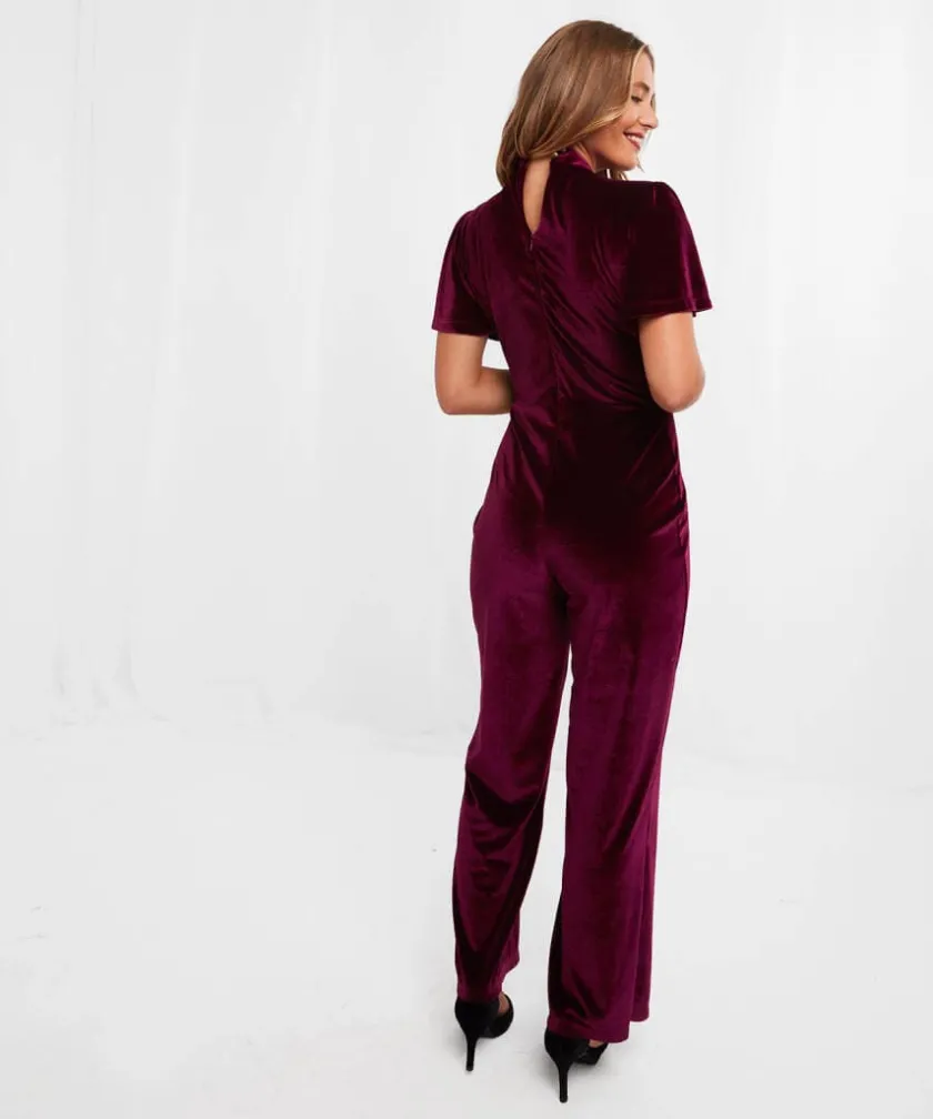 Joe Browns Greta Velour Jumpsuit-Women Jumpsuits|Jeans & Trousers