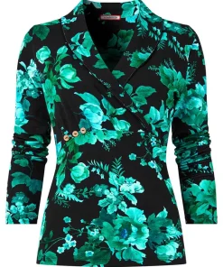 Joe Browns Hallie Jersey Print Wrap Top-Women Tops, Tunics & Blouses