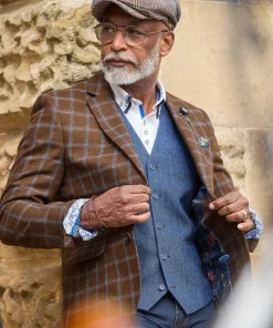 Joe Browns Handsome Herringbone Waistcoat- Waistcoats|Tailoring