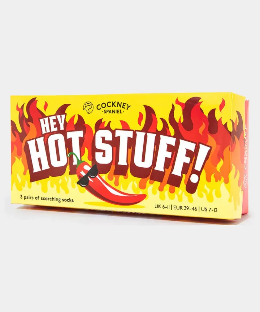 Joe Browns Hot Stuff Chilli Pepper Socks-Women Men's Clothing|Novelty Gifts