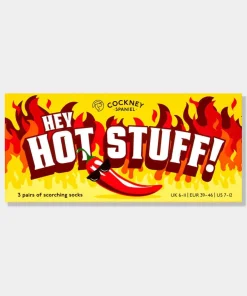 Joe Browns Hot Stuff Chilli Pepper Socks-Women Men's Clothing|Novelty Gifts