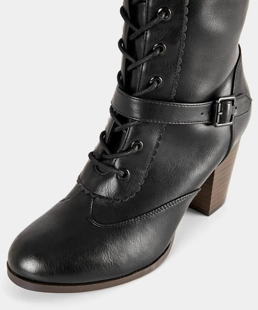 Joe Browns In Brooklyn Lace Up Boots-Women Heels|Boots