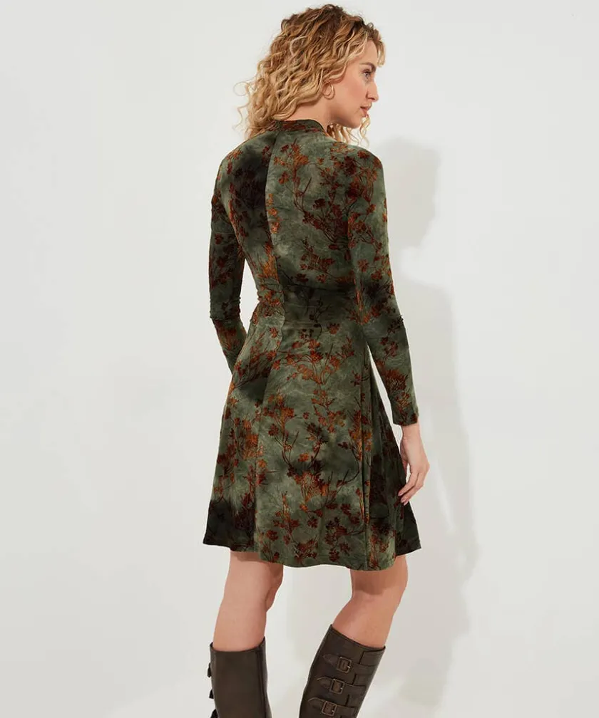 Joe Browns Jemima Flocked Jersey Dress-Women Dresses