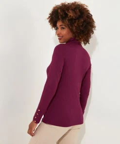 Joe Browns Jersey Roll Neck Top-Women Tops, Tunics & Blouses