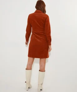 Joe Browns Josie Cord Button Through Dress-Women Dresses
