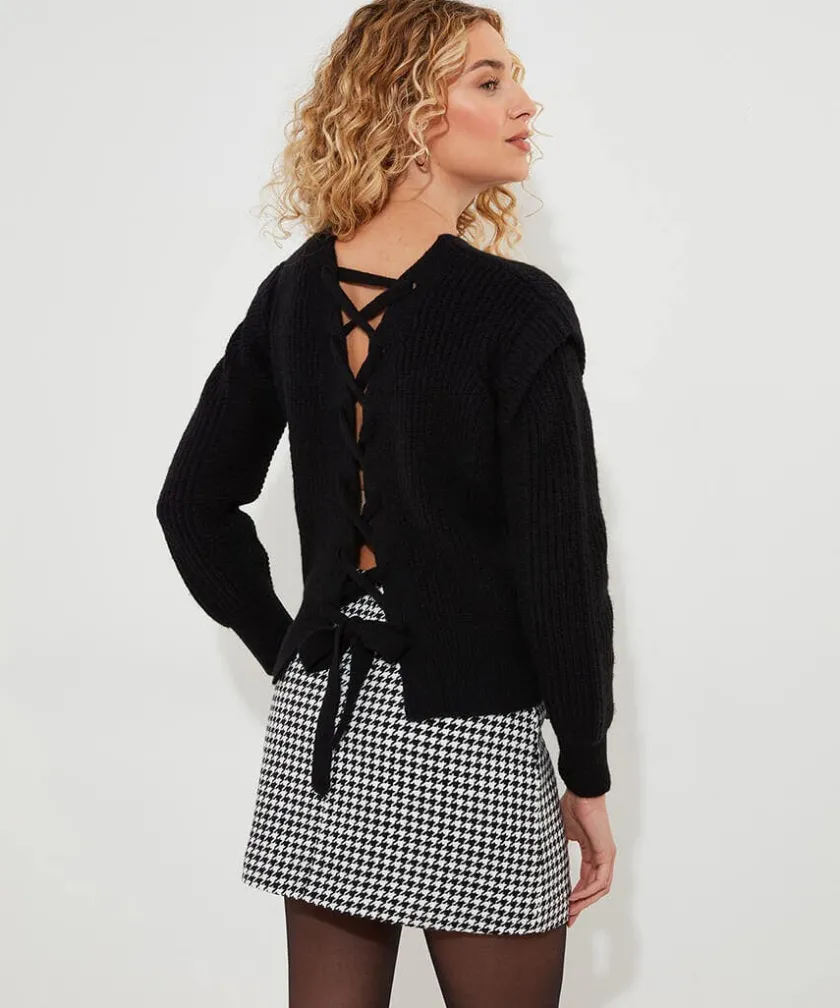 Joe Browns Lace Up Cardigan-Women Knitwear & Cardigans