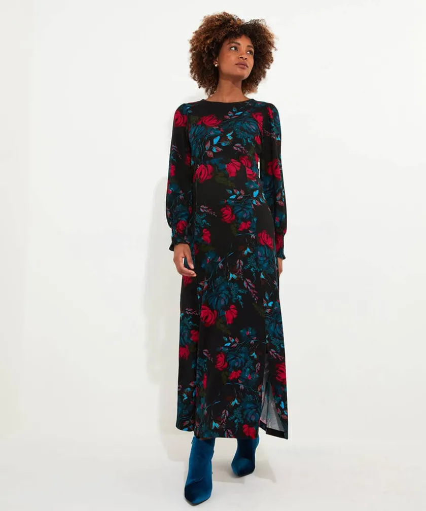 Joe Browns Larissa Floral Jersey Dress-Women Petite Collection|Dresses