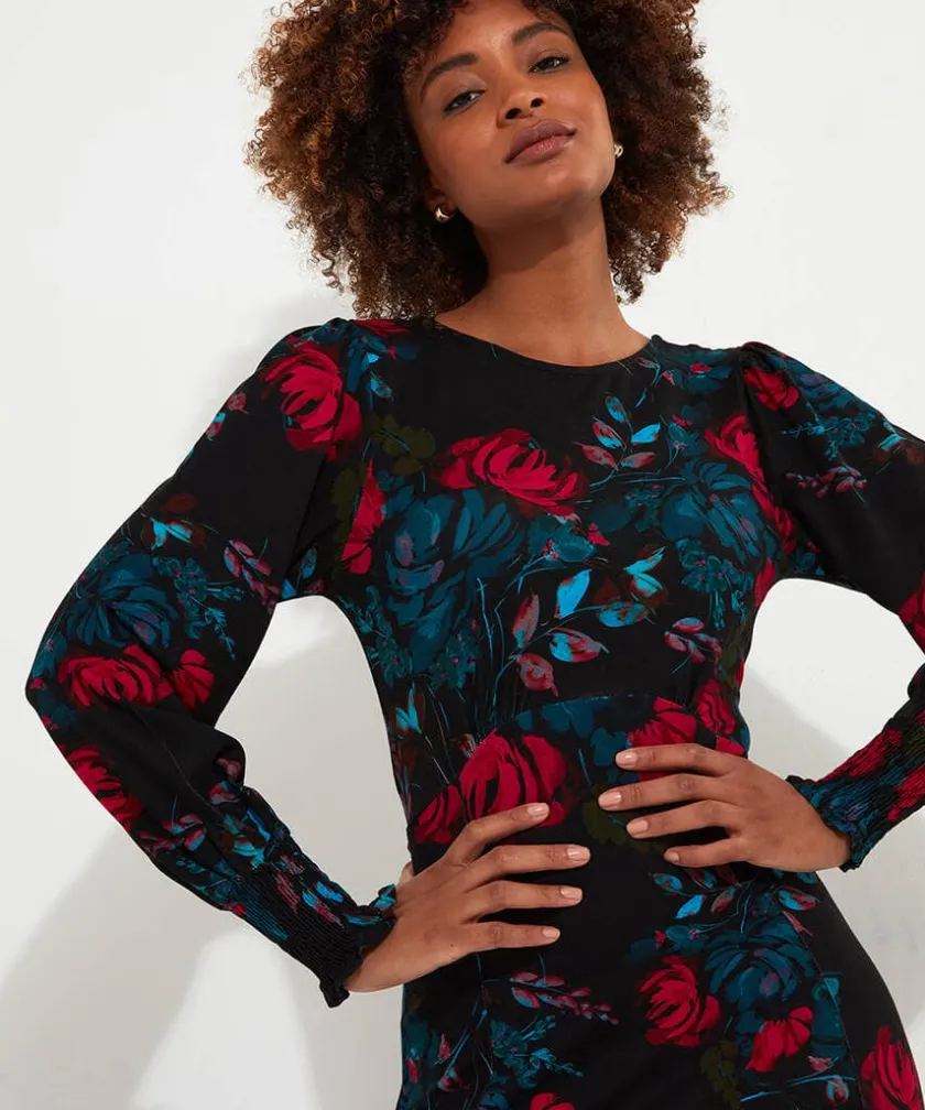 Joe Browns Larissa Floral Jersey Dress-Women Petite Collection|Dresses
