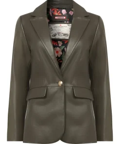 Joe Browns Lavish Leather Blazer-Women Leather Jackets|Blazers