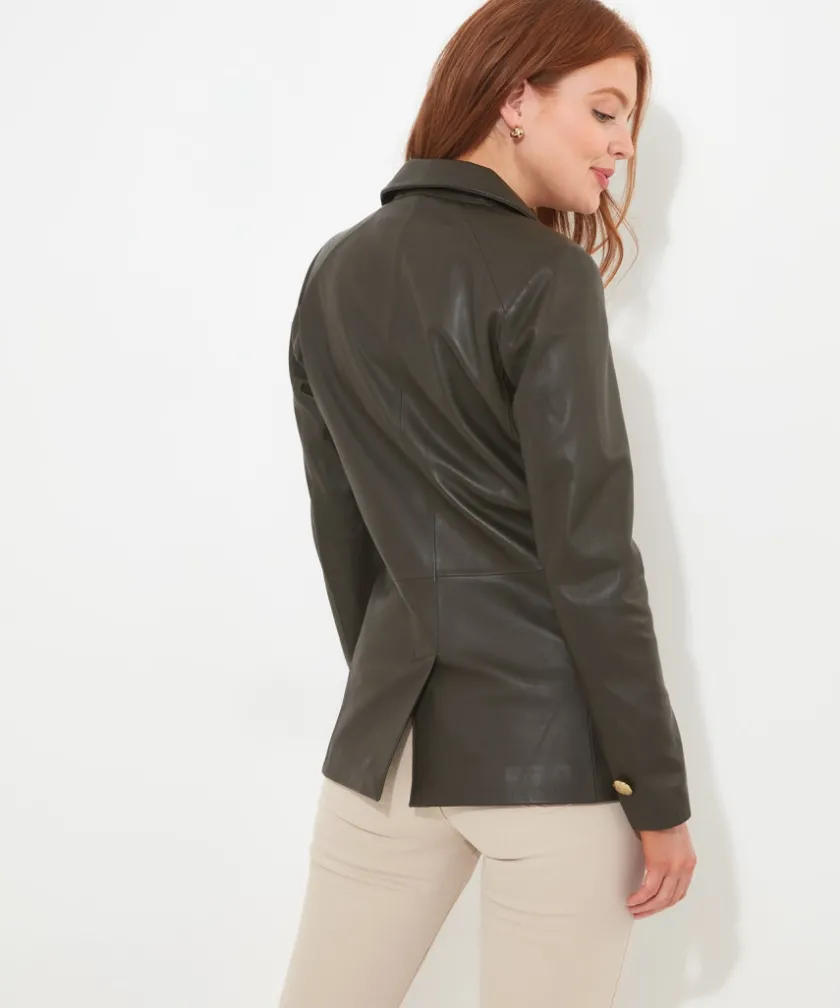 Joe Browns Lavish Leather Blazer-Women Leather Jackets|Blazers