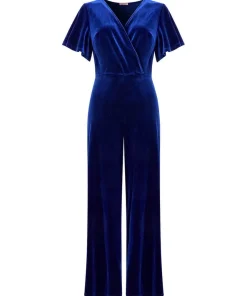 Joe Browns Lillian Velour Jumpsuit-Women Women's Clothing|Petite Collection
