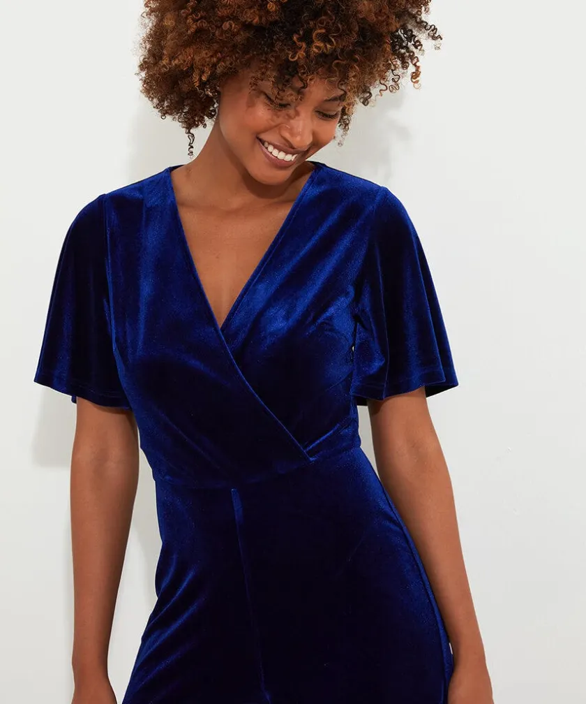 Joe Browns Lillian Velour Jumpsuit-Women Women's Clothing|Petite Collection