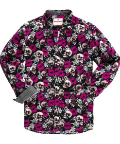 Joe Browns Lips And Skull Shirt- Men's Clothing|Gifts