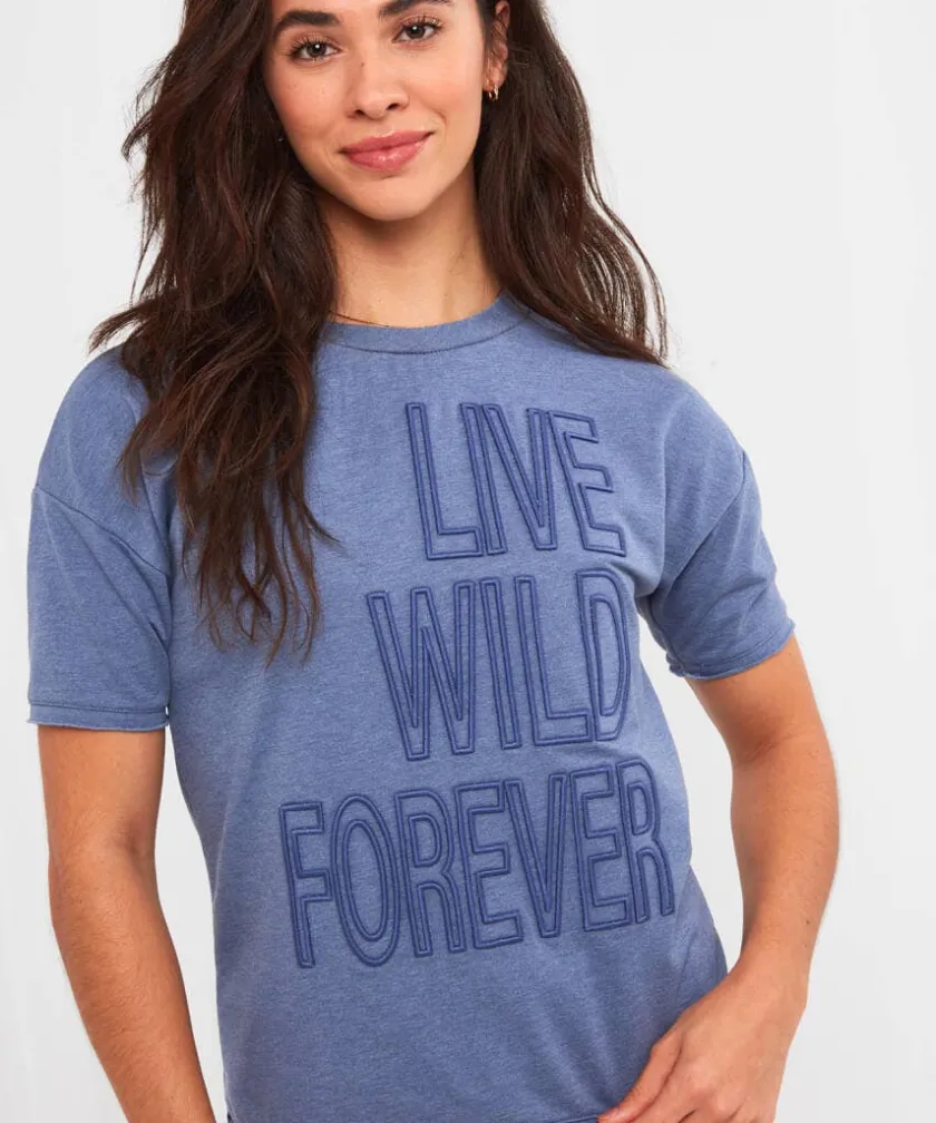 Joe Browns Live Wild Forever Tee-Women Tops, Tunics & Blouses