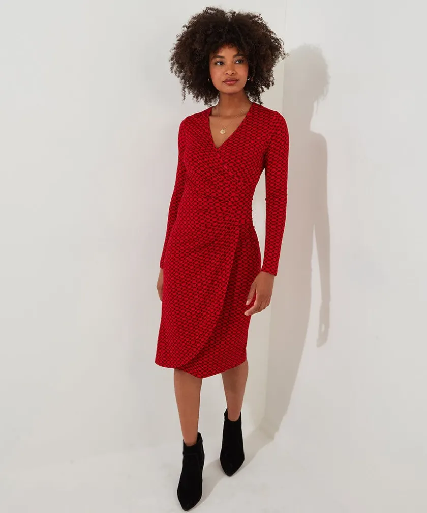 Joe Browns Lola Geo Jersey Dress-Women Dresses