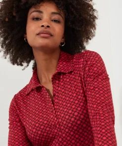 Joe Browns Lola Geo Jersey Print Top-Women Tops, Tunics & Blouses