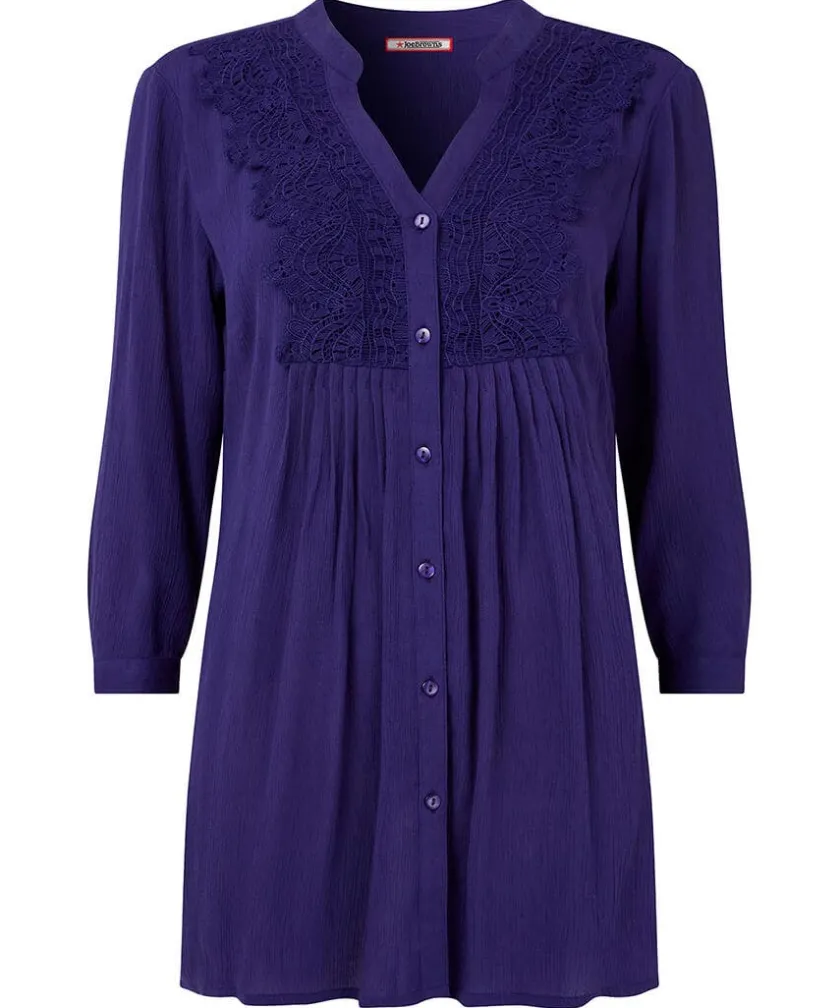 Joe Browns Lovely Lace Trim Blouse-Women Tops, Tunics & Blouses
