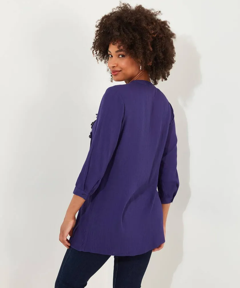 Joe Browns Lovely Lace Trim Blouse-Women Tops, Tunics & Blouses