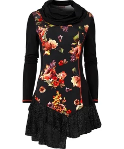 Joe Browns Lovely Lace Trim Jersey Tunic-Women Tops, Tunics & Blouses