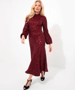 Joe Browns Lucille Sequin Dress-Women Women's Clothing|Dresses