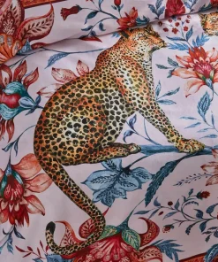 Joe Browns Luxe Leopard Floral Reversible Duvet Set- Floral Décor|Animal Décor