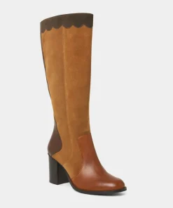 Joe Browns Made You Look Suede Leather Boots-Women Matching Shoes & Bags|Heels