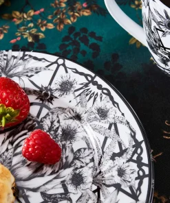 Joe Browns Magnificent Monochrome Floral Side Plates- Kitchenware & Dining|Floral Décor