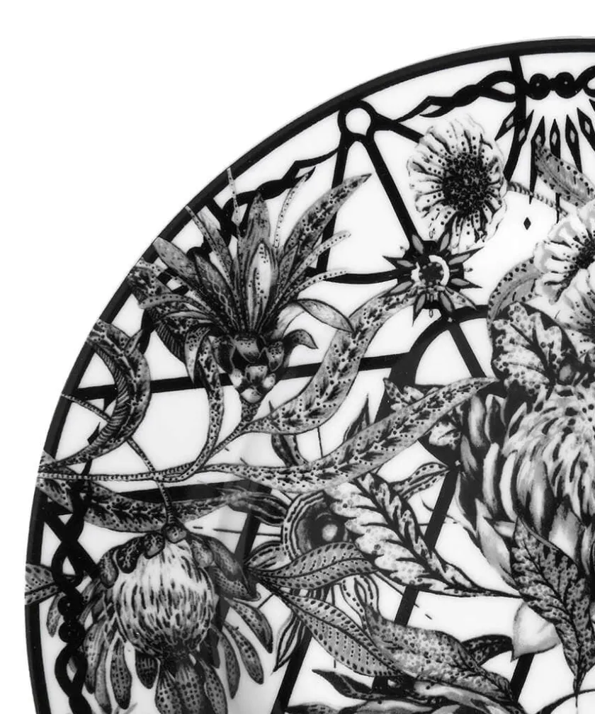 Joe Browns Magnificent Monochrome Floral Side Plates- Kitchenware & Dining|Floral Décor
