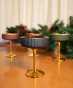 Joe Browns Majestic Jewel Martini Glasses Set Of 4- Kitchenware & Dining|Christmas Homeware