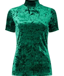 Joe Browns Marcie Velour Short Sleeved Top-Women Tops, Tunics & Blouses