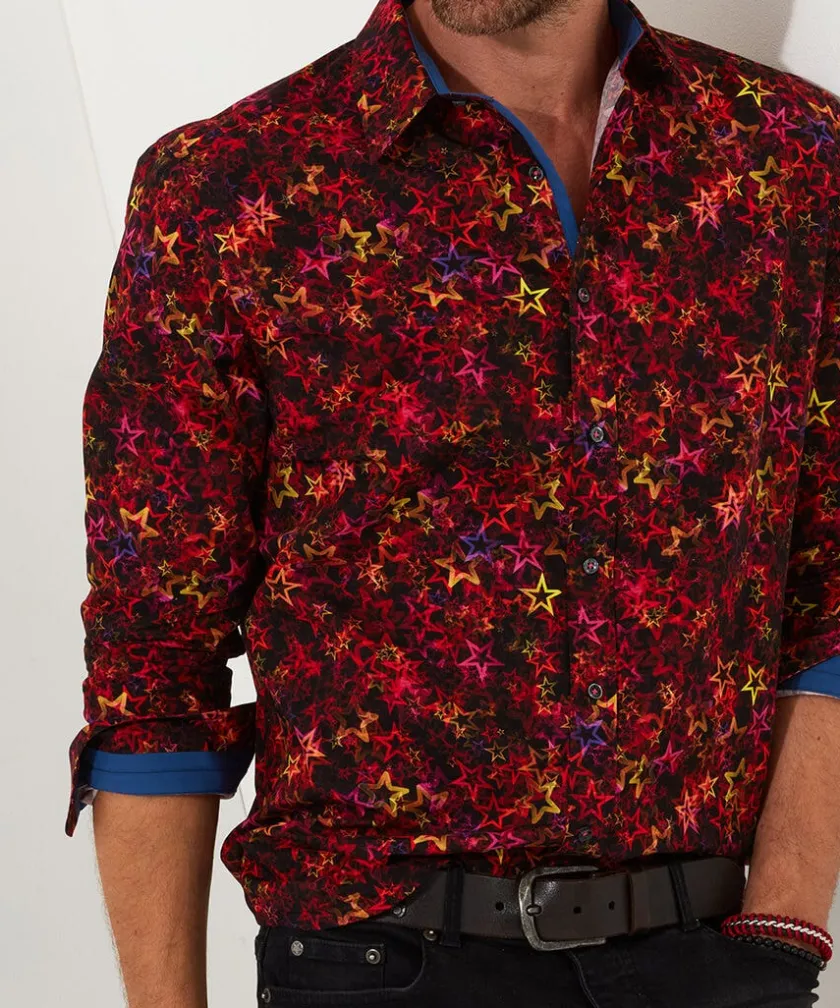 Joe Browns ple Star Shirt- Men's Clothing|Novelty Gifts