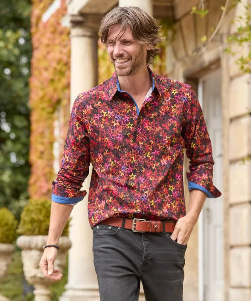 Joe Browns ple Star Shirt- Men's Clothing|Novelty Gifts