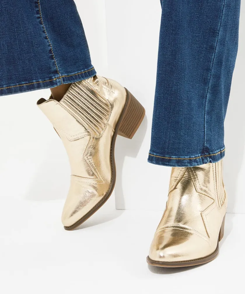 Joe Browns Night Star Western Boots-Women Ankle Boots|Heels