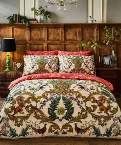 Joe Browns Olde Worlde Reversible Duvet Set- Floral Décor|Animal Décor