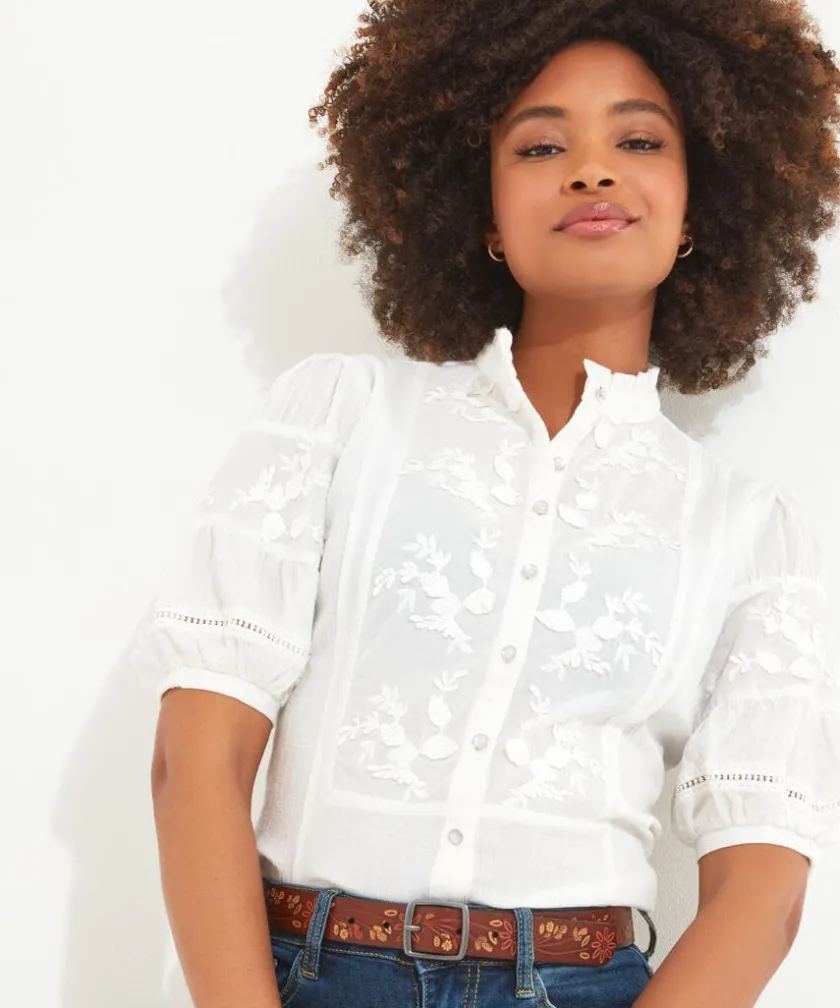 Joe Browns Patsy Embroidered Blouse-Women Tops, Tunics & Blouses