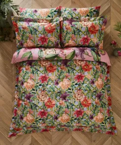Joe Browns Peacock Plumage Reversible Duvet Set- Floral Décor|Animal Décor