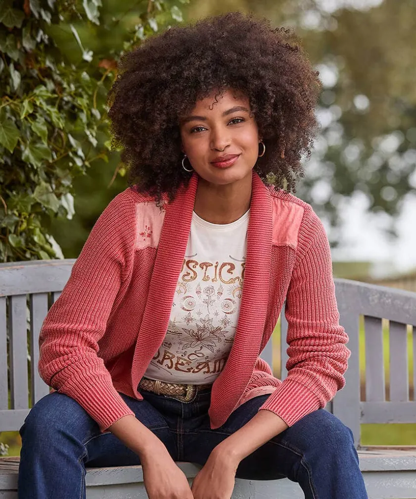 Joe Browns Perfect Patchwork Cardigan-Women Knitwear & Cardigans