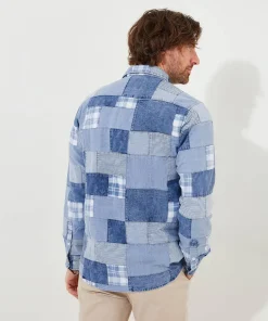 Joe Browns Perfect Patchwork Shirt- Denim Styles|Shirts