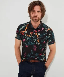Joe Browns Perfect Print Polo Shirt- Polo Shirts|T-Shirts & Tops