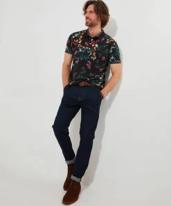 Joe Browns Perfect Print Polo Shirt- Polo Shirts|T-Shirts & Tops