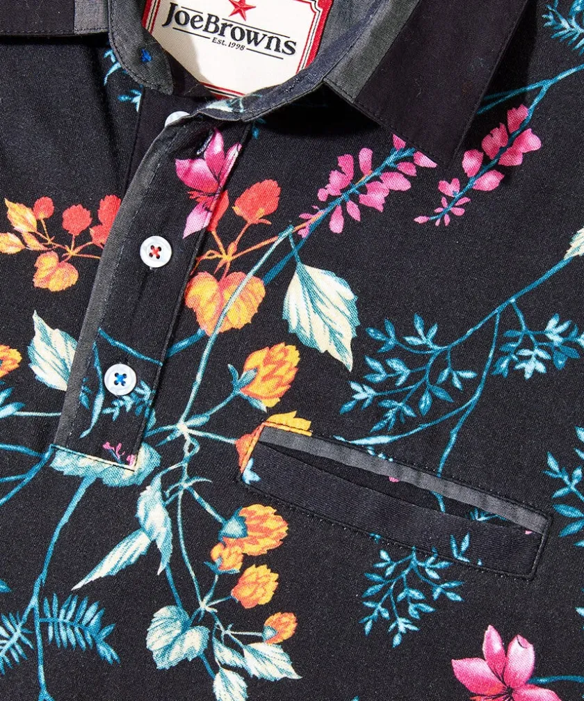 Joe Browns Perfect Print Polo Shirt- Polo Shirts|T-Shirts & Tops