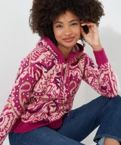 Joe Browns Perfectly Paisley Hooded Jumper-Women Knitwear & Cardigans